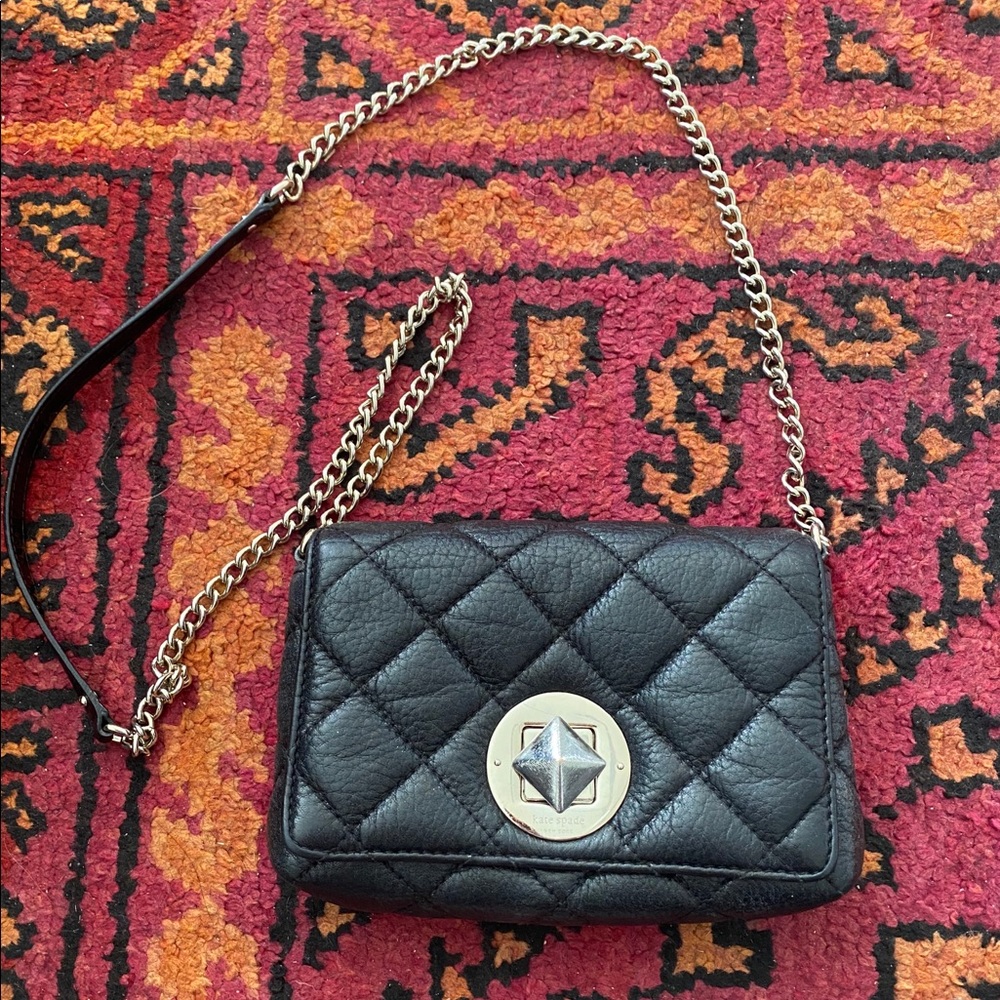 Authentic Kate Spade quilted crossbody